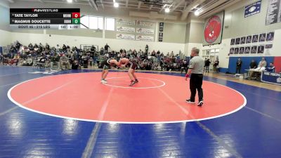 215 lbs Quarterfinal - Tate Taylor, Monmouth Richmond Winthrop vs Magnus Doucette, Bonny Eagle