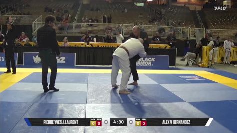 Alex V Hernandez vs Pierre Yves J. Laurent 2025 Pan Jiu Jitsu IBJJF Championship