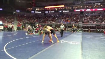 3A-215 lbs Champ. Round 1 - Kael Moore, Cedar Falls vs Nick Milburn, Newton
