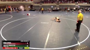 107 Championship Bracket Cons. Round 6 - Rocco Mikolyzk, Prior Lake vs Reid Ihrke, Plainview Elgin Millville