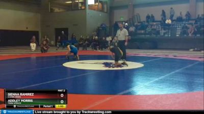 95-99 lbs Round 1 - Sienna Ramirez, Clear Creek vs Addley Morris, Twin Spruce