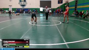 160 lbs Champ. Round 1 - Ayden Zaragoza, South Salem vs Tyler Moncrief, Tillamook