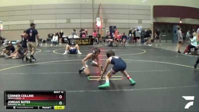 78 lbs Round 4 (6 Team) - Jordan Bates, Donahue WA vs Conner Collins, Team Illinois