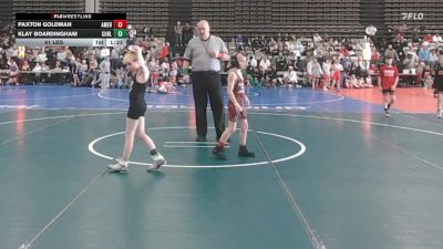 61 lbs Rr Rnd 1 - Paxton Goldman, American MMAW - ESC vs Klay Boardingham, Cunliffes Corner Tan - ESC