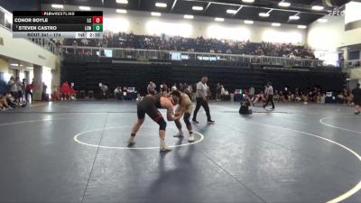 174 lbs Cons. Round 2 - Steven Castro, Lemoore College vs Conor Boyle, Lassen College