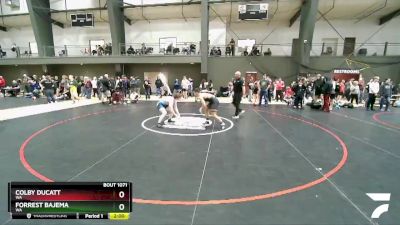 145 lbs Cons. Round 2 - Colby Ducatt, WA vs Forrest Bajema, WA