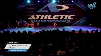 Titan Athletic All Stars - Rage [2023 L1.1 Tiny - PREP - D2 DAY 1] 2023 Athletic Fort Walton Beach Nationals
