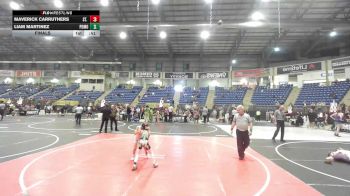 61 lbs Final - Maverick Carruthers, St. Paul Youth Wrestling vs Liam Martinez, Pomona Elite
