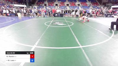 120 lbs Cons 64 #2 - Noah Rankin, VA vs Wyatt Lees, MI