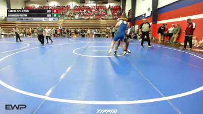 195 lbs Consi Of 4 - Jamir Colston, Bartlesville Junior High vs Hunter Keith, Glenpool