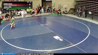 54 lbs Quarterfinal - Kash Colo, Bulldog Wrestling Club vs Aven Viek, Gold Rush