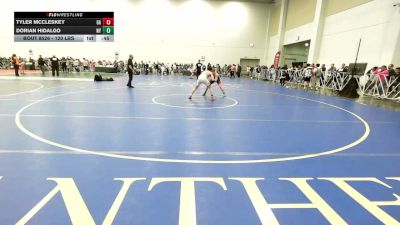 120 lbs Consi Of 32 #1 - Tyler McCleskey, GA vs Dorian Hidalgo, NY