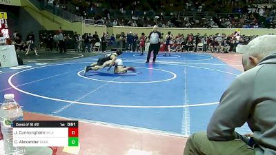 84 lbs Consi Of 16 #2 - Jackson Cunnyngham, Oklahoma Wrestling Academy vs Corbin Alexander, Broken Arrow