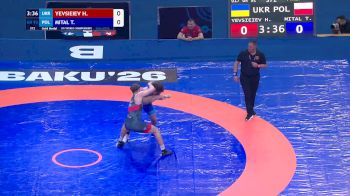 92 kg Final 1-2 - Hlib Yevsieiev, Ukraine vs Tomasz Mital, Poland