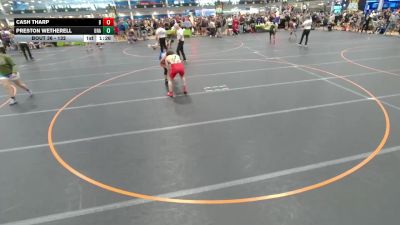 132 lbs Champ. Round 1 - Preston Wetherell, Unattached vs Cash Tharp, Brecksville