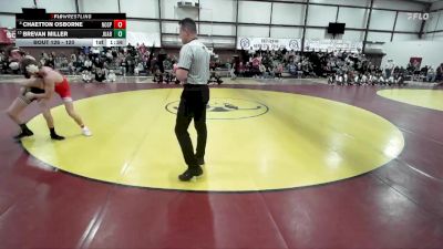 120 lbs Cons. Round 2 - Brevan Miller, Juab vs Chaetton Osborne, North Sanpete