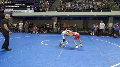 92 lbs Cons. Rd Of 16 - Joey Rowlands, Ohio Crazy Goats Wrestling vs Kyle Link, Rampage Wrestling