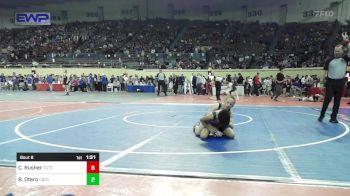 80 lbs Round Of 64 - Charles Rusher, Tuttle vs Brayden Otero, Catoosa Youth Wrestling
