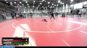 56 lbs Quarterfinal - Dillon Sweat, Kalispell WC vs Luciano Gil, Toppenish USA WC