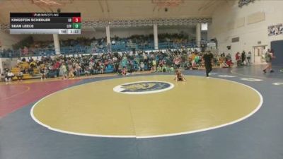 84 lbs Cons. Round 3 - Sean Leece, Lovell Middle School vs Kingston Schedler, Greybull/Riverside Middle School