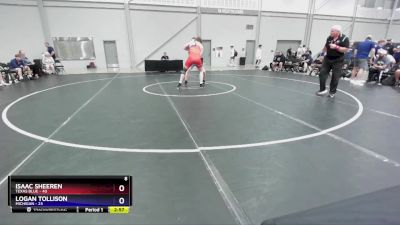 215 lbs Placement Matches (8 Team) - Isaac Sheeren, Texas Blue vs Logan Tollison, Michigan