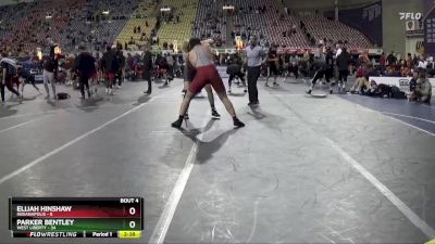 285 lbs Placement (4 Team) - Elijah Hinshaw, Indianapolis vs Parker Bentley, West Liberty