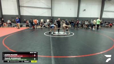 113 lbs Cons. Round 3 - Jaxon McAtee, Askeo International Mat Club vs Travis Rodriguez, White River Hornets Wrestling Club