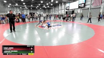 86 lbs Cons. Round 2 - Jordan Devries, Steelclaw WC vs Colt Jared, Lewiston WC