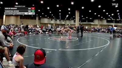 110 lbs Semis & 3rd Wb (16 Team) - Keelie Brandt, Mat Clash Beastin` vs Christina Bivins, Team Arkansas