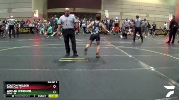 107 lbs Round 2 (6 Team) - Adrian Windsor, POWA vs Colton Wilson, MO Outlaws