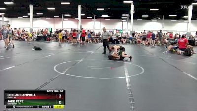 96 lbs Round 3 - Jake Pepe, Kinnelon vs Deklan Campbell, OMP