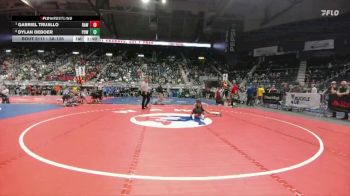 3A-126 lbs Quarterfinal - Gabriel Trujillo, Rawlins vs Dylan DeBoer, Powell
