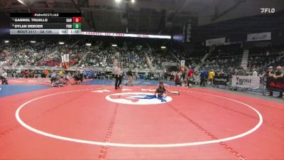3A-126 lbs Quarterfinal - Gabriel Trujillo, Rawlins vs Dylan DeBoer, Powell