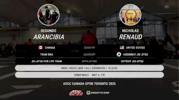 Segundo Arancibia vs Nicholas Renaud 2026 ADCC Toronto Open