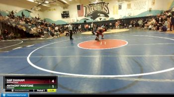 190 lbs Quarterfinal - Saif Dahham, Nathan Hale vs Anthony Martone, Mariner