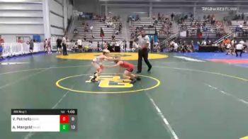 65 lbs Prelims - Vincent Petriello, RedNose Wrestling School Elem vs Alex Mangold, Buffalo Valley Wrestling Club Elem