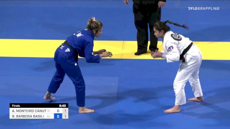 AMANDA MONTEIRO CANUTO vs BIANCA BARBOSA BASILIO 2022 World Jiu-Jitsu IBJJF Championship