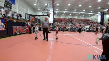 55 lbs Quarterfinal - Logan Green, Ponca City Wildcat Wrestling vs Braxly DeLong, Cowboy Wrestling Club