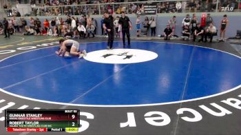 132 lbs Champ. Round 1 - Gunnar Stanley, Nikiski Freestyle Wrestling Club vs Robert Taylor, Valdez Youth Wrestling Club Inc.