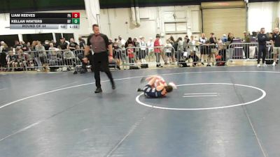 75 lbs Round Of 64 - Liam Reeves, PA vs Kellan Winters, NY