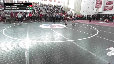 120 lbs Semifinal - Aiden Fogarty, Whittier vs Steven Santiago, Holyoke