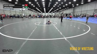 52 lbs Semifinal - Lucas Freeman, POWA 9U vs Lincoln Rich, Roundtree 9U