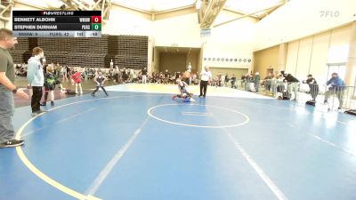 76 lbs Rr Rnd 9 - Bennett Albohn, Williamstown K3 vs Stephen Durham, Pursuit Wrestling Academy