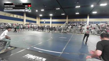 109 lbs Semifinal - Sophia Garza, Scrap Yard Garage vs Rio Rening, Wright Wreslting Academy
