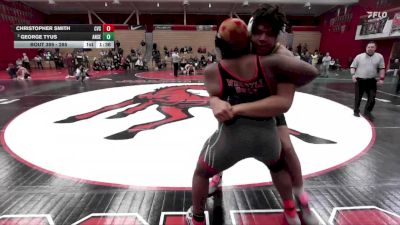 285 lbs Quarterfinal - George Tyus, Antioch Senior vs Christopher Smith, Clayton Valley School