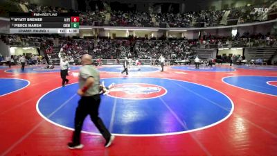 138-5A Champ. Round 1 - Pierce Marsh, Creekview vs Wyatt Brewer, Alexander