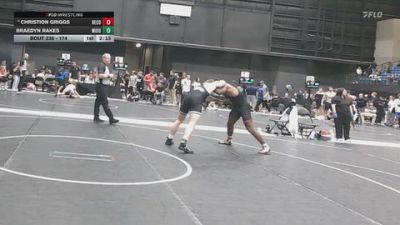 174 lbs Cons. Round 2 - Braedyn Rakes, Morningside (Iowa) vs Christion Griggs, Benedictine College
