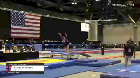 Brianna Richardson - Double Mini Trampoline, Flip Factory - 2021 USA Gymnastics Championships