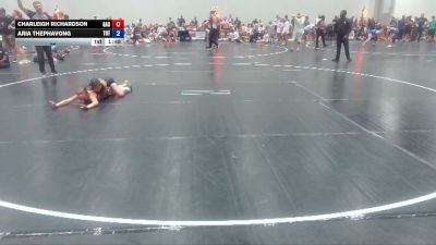 85 lbs Round 5 (10 Team) - Aria Thephavong, TN Tyrants vs Charleigh Richardson, Georgia United