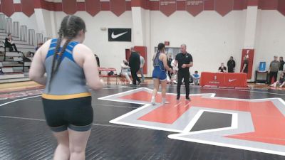 207 lbs Quarterfinal - Carla Campos, Texas Wesleyan vs Emily Hess, Central Christian College